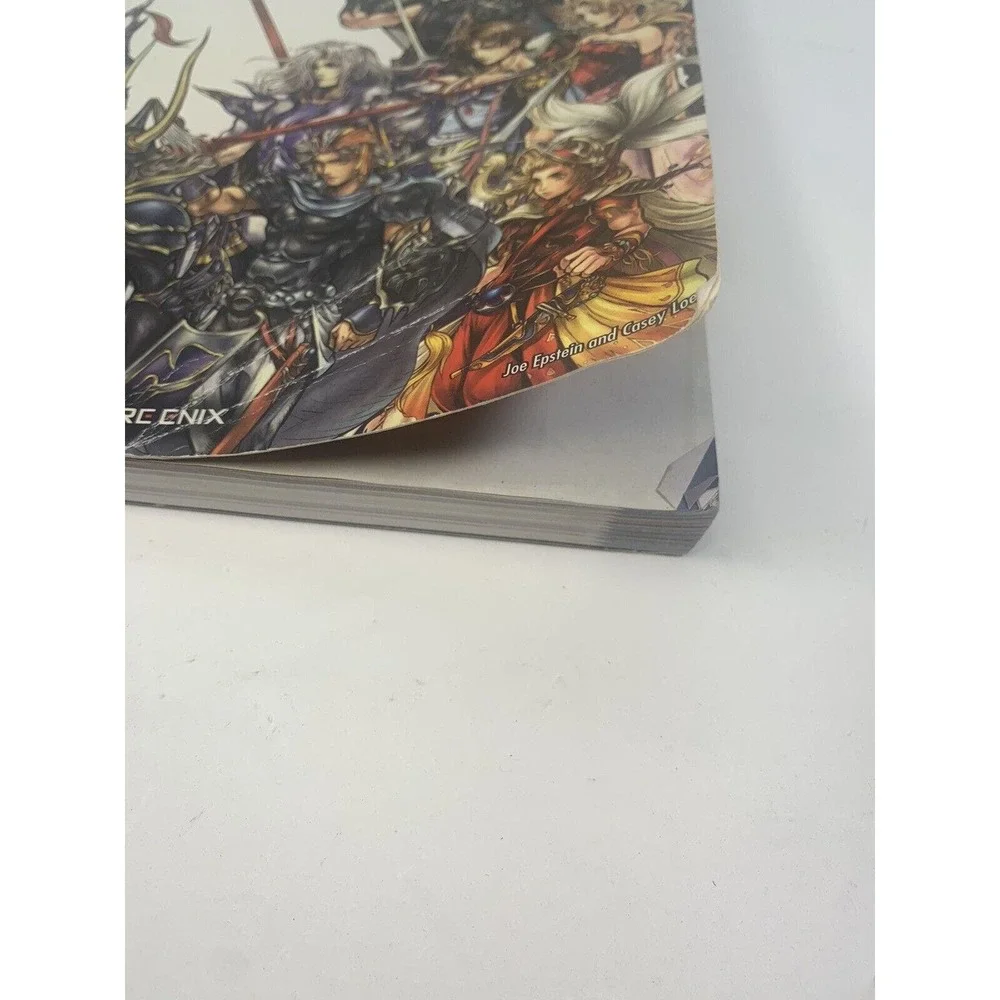 Final Fantasy Dissidia Brady Games Official Strategy Guide Book Including Poster